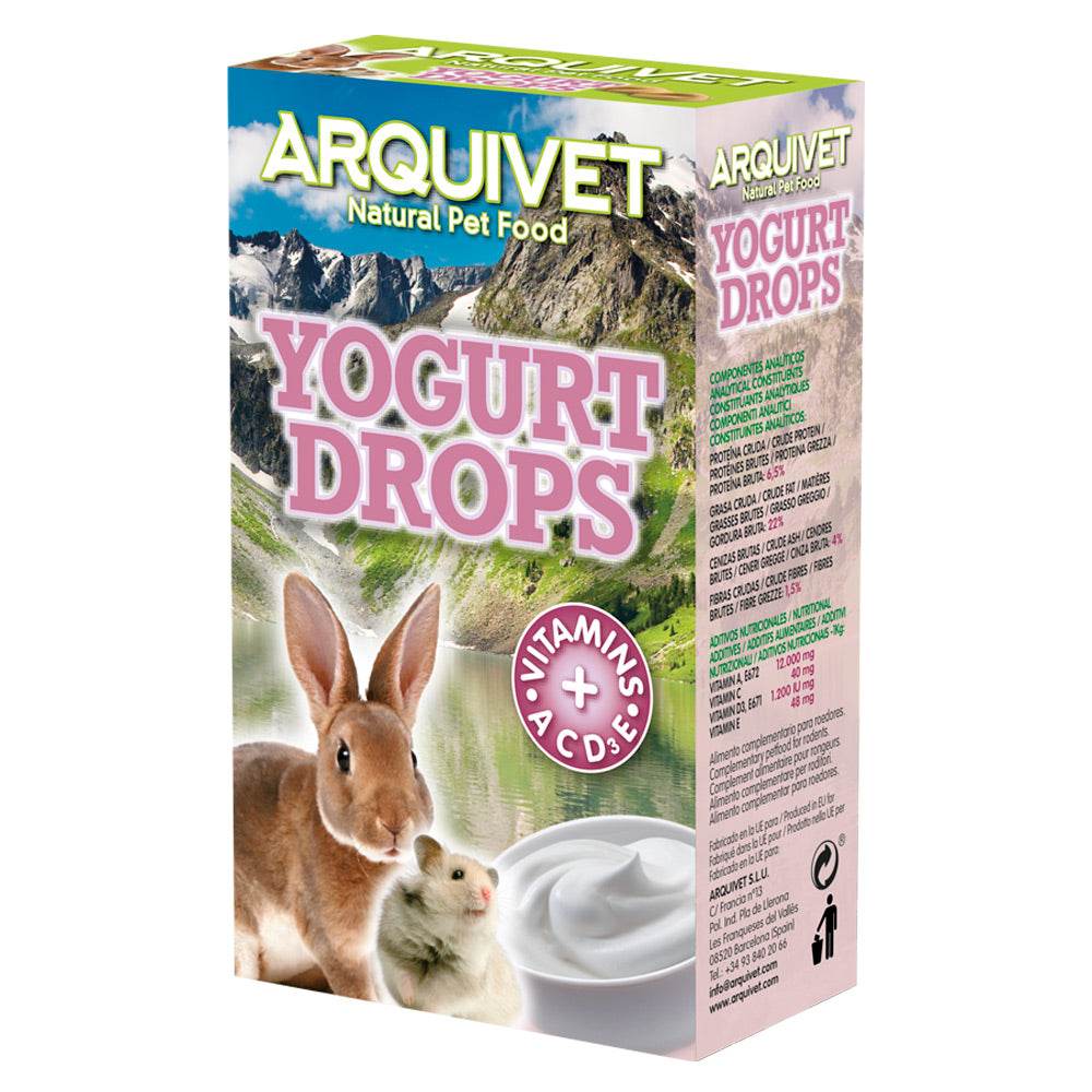arquivet-yogurt-drops-friandise-rongeur-yaourt-65-g image 1