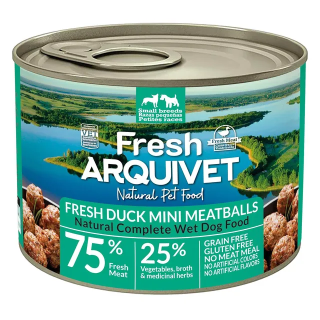 arquivet-mini-boulettes-canard-chien-200-g-sans-gluten image 1
