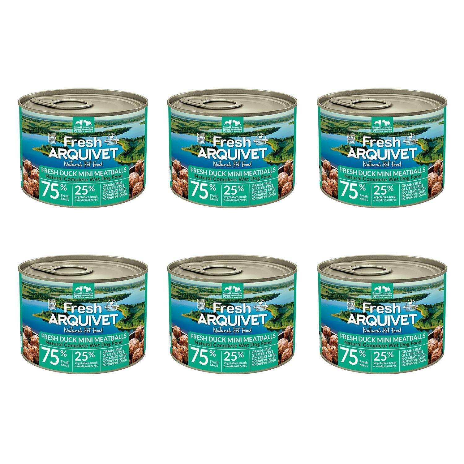 arquivet-mini-boulettes-canard-chien-200-g-sans-gluten image 4