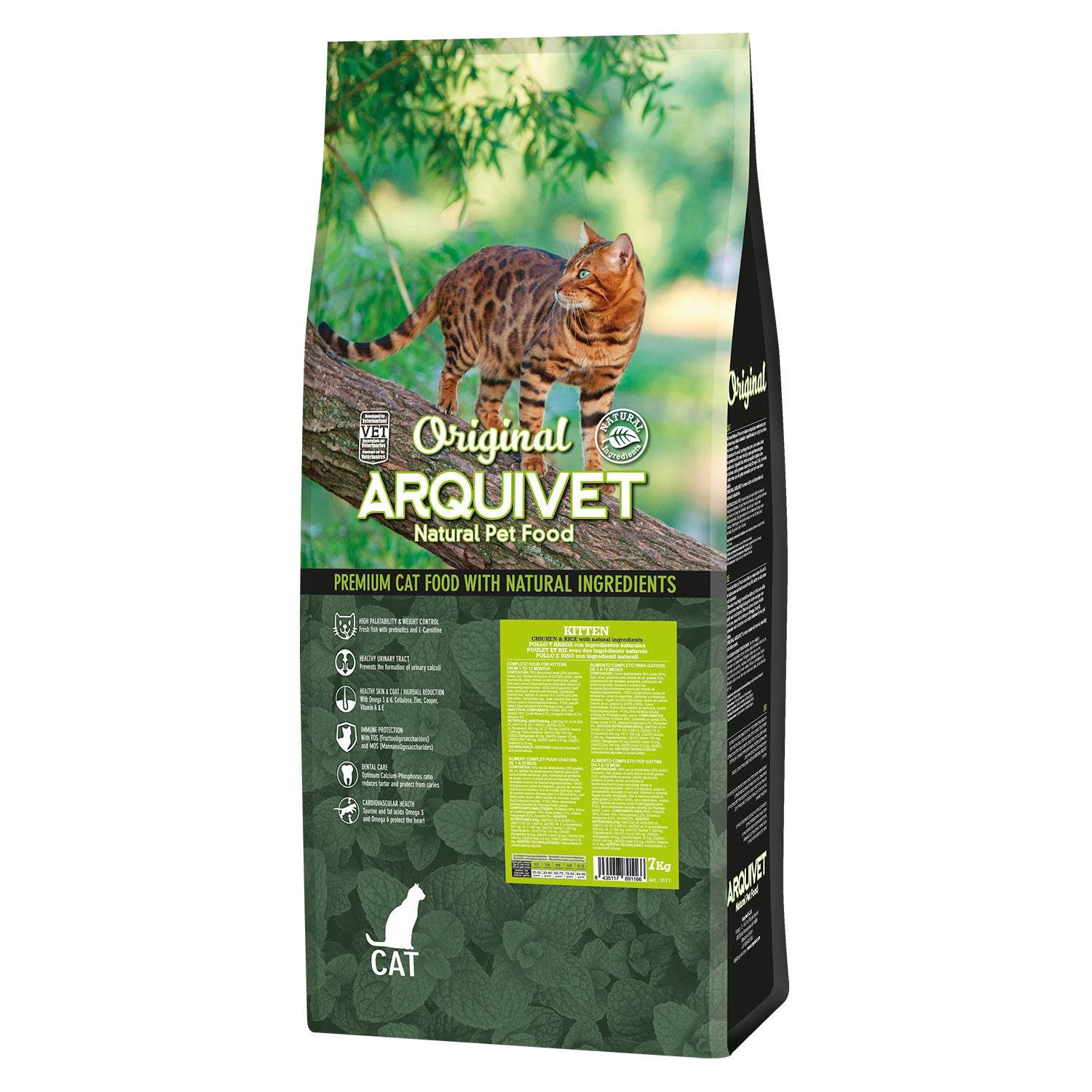 arquivet-original-poulet-riz-croquettes-chaton-1-5-kg-prot-in image 6