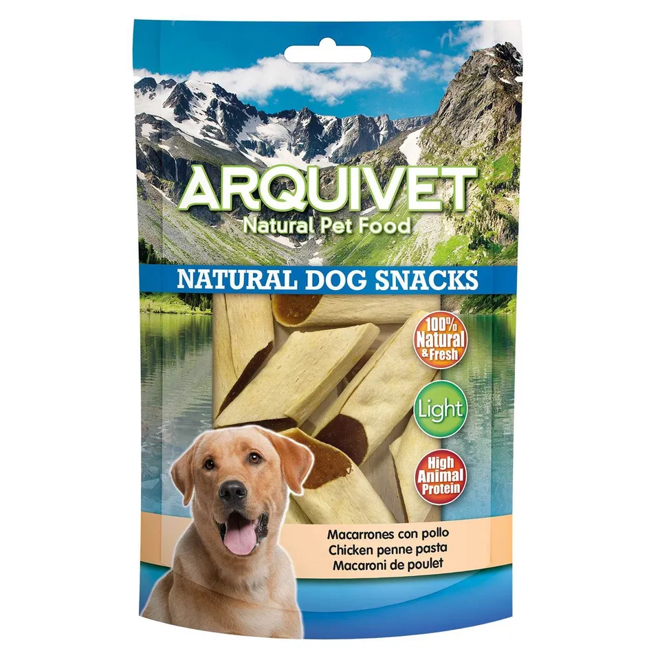 arquivet-dog-snacks-chicken-macaroni-friandise-chien-poulet-100-g image 1
