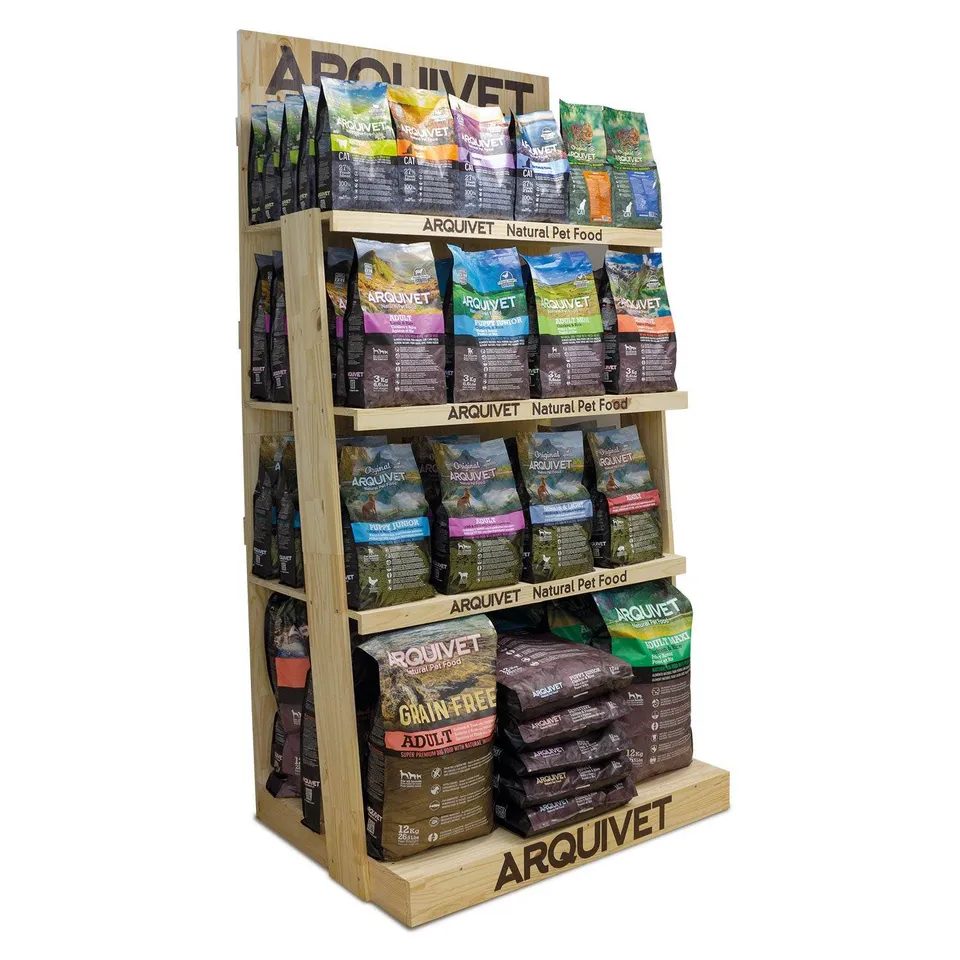 arquivet-pr-sentoir-bois-animalerie-117x82x227cm-croquettes image 1