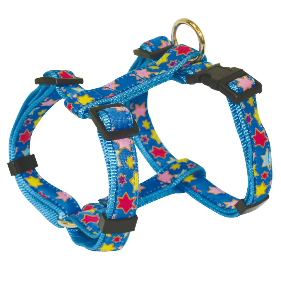 arquivet-star-wins-harnais-chien-bleu-toiles-35-50-cm-20-mm image 1