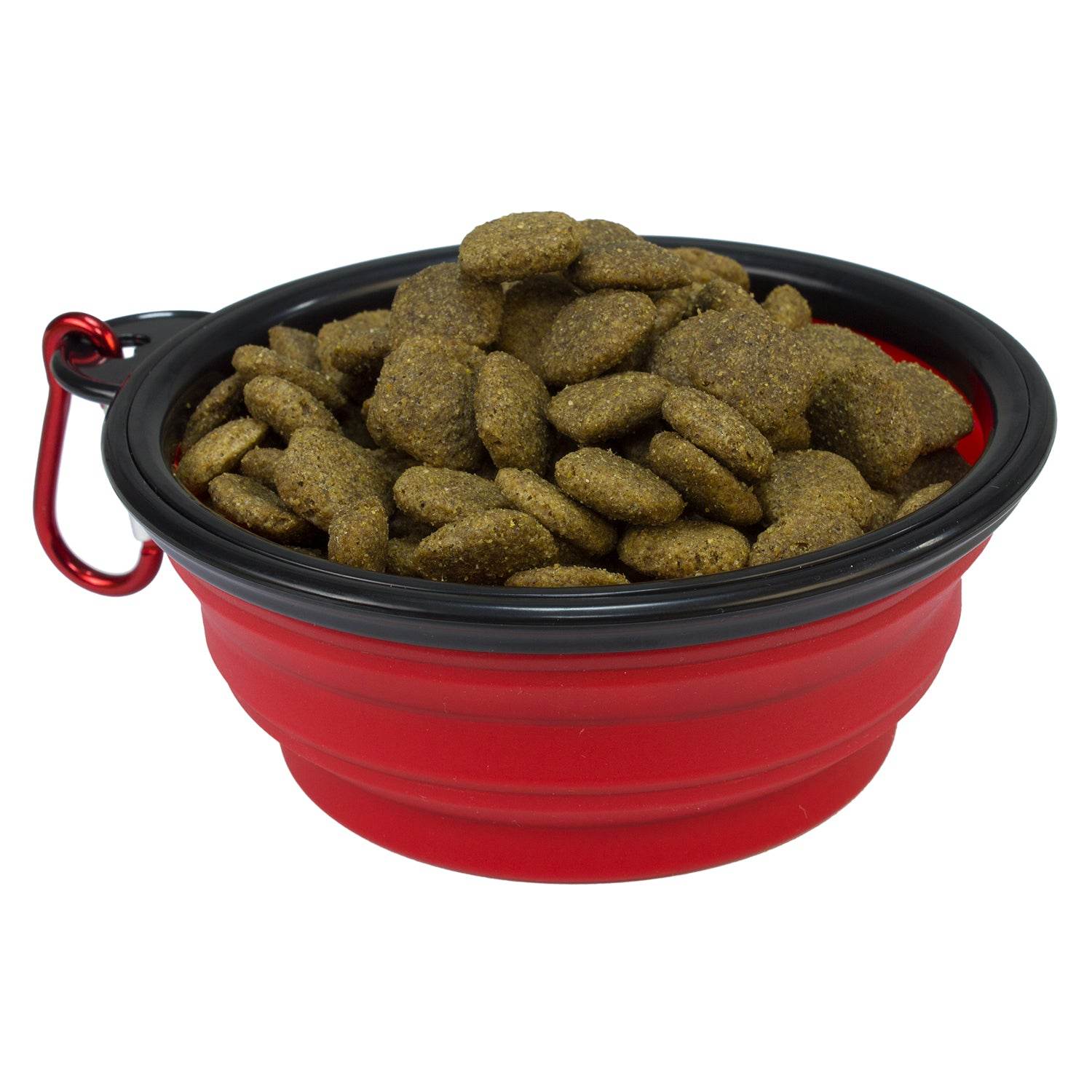 arquivet-gamelle-silicone-pliable-chien-rouge-350-ml image 2