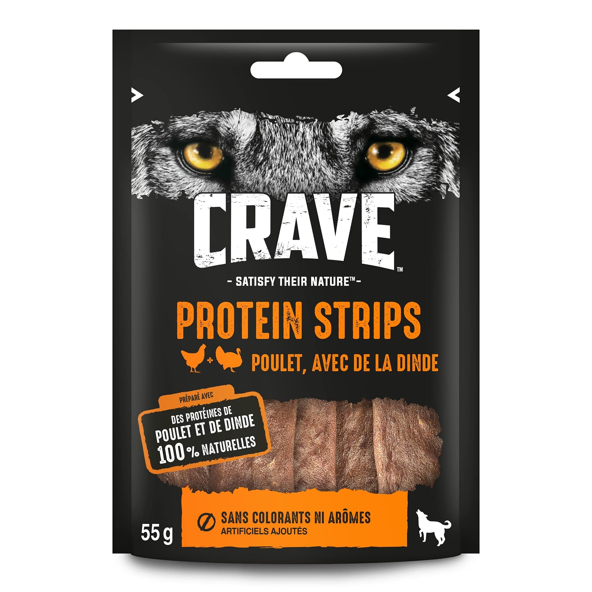 crave-dog-treats-friandise-chien-poulet-dinde-55g-x7 image 1