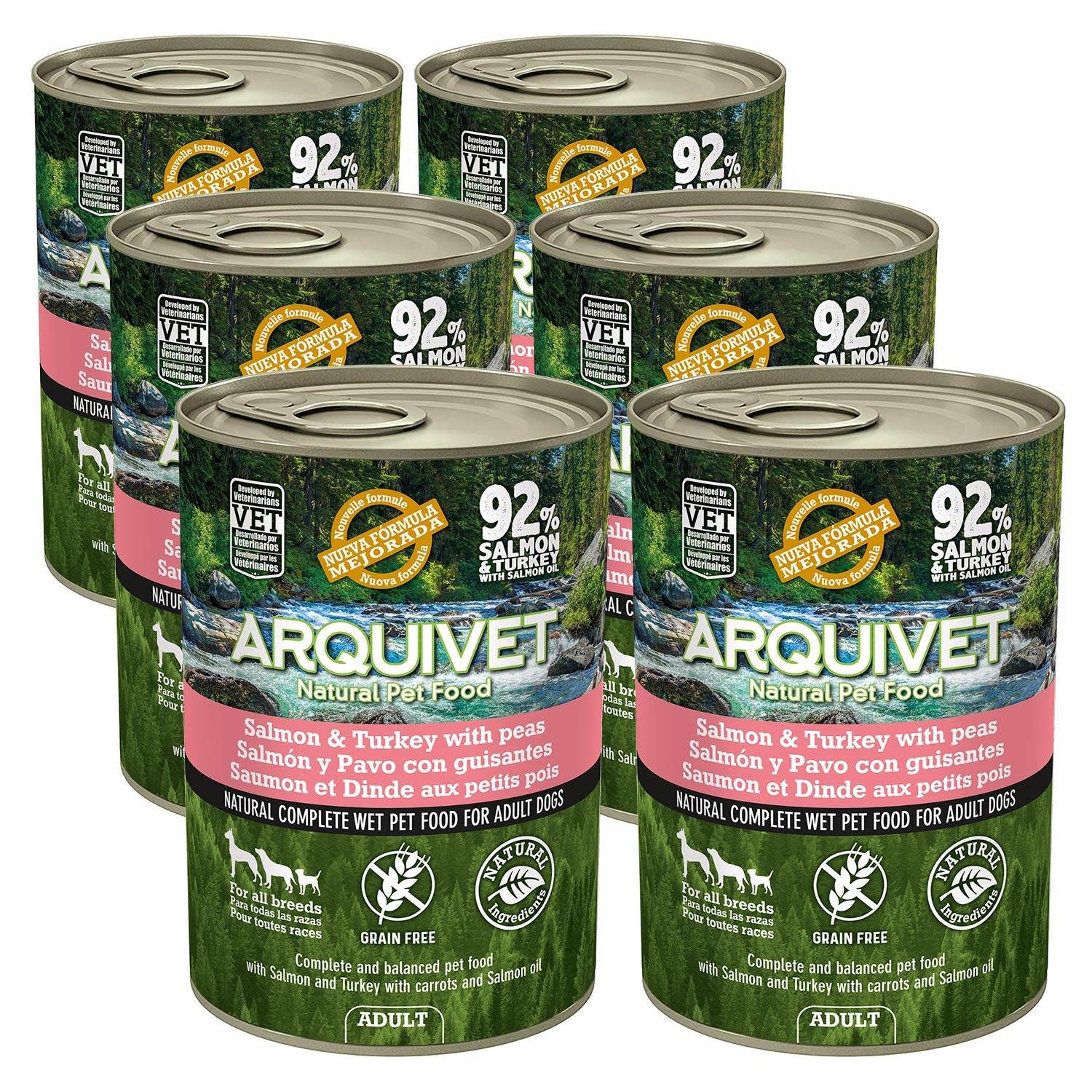 arquivet-p-t-e-saumon-dinde-p-t-e-chien-400-g-sans-c-r-ales image 4