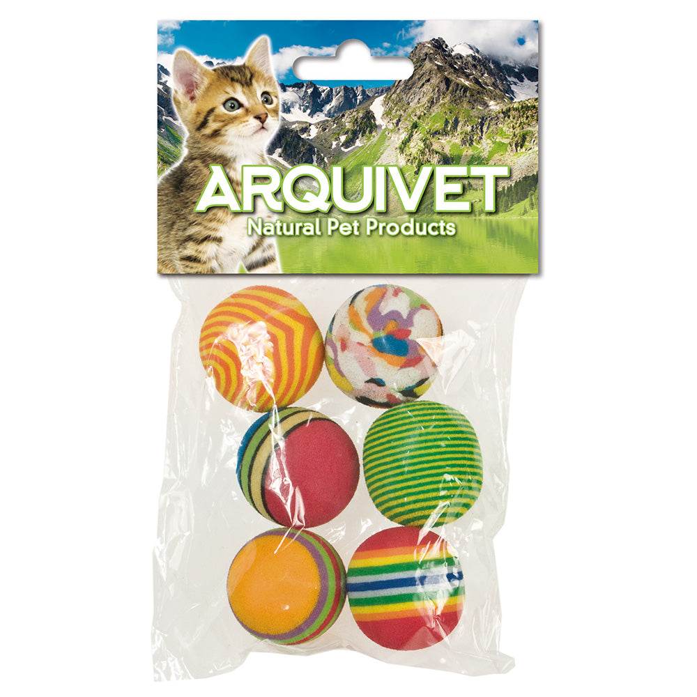 arquivet-balle-multicolore-chat-3-5-cm-instinct-chasse image 1