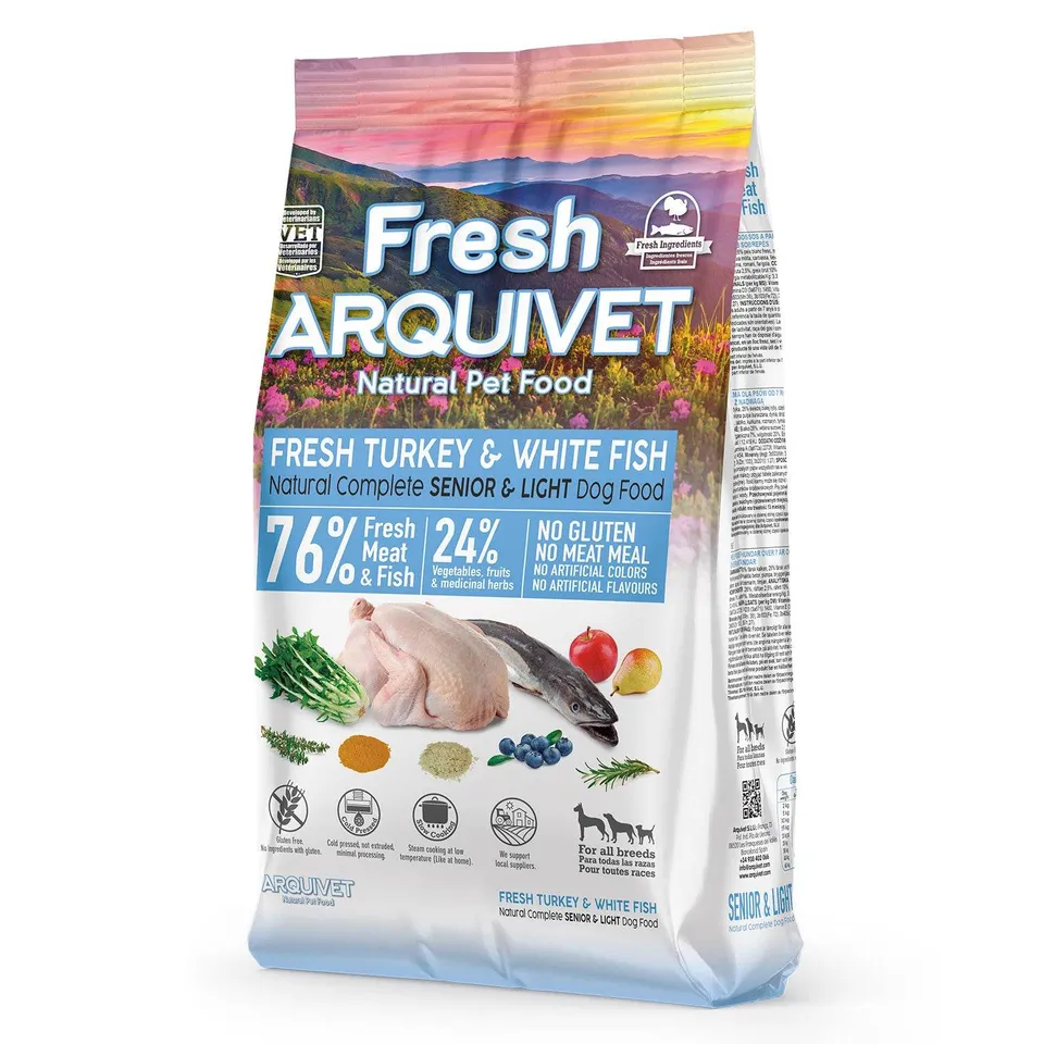 arquivet-fresh-croquettes-chien-senior-dinde-2-5-kg-light image 1