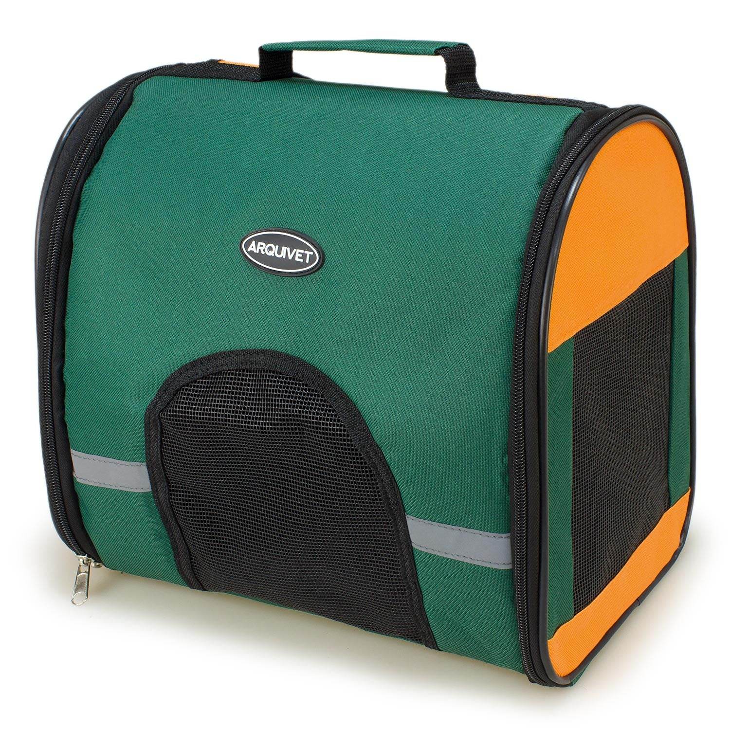 arquivet-sac-transport-chien-vert-5-kg-pliable-32x23x21-cm image 1