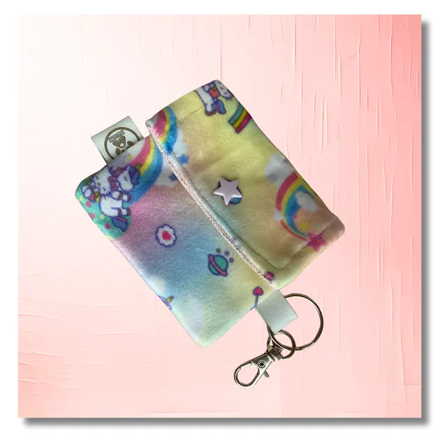 carabidule-pochette-sacs-crottes-kawaii-velours-chat image 1