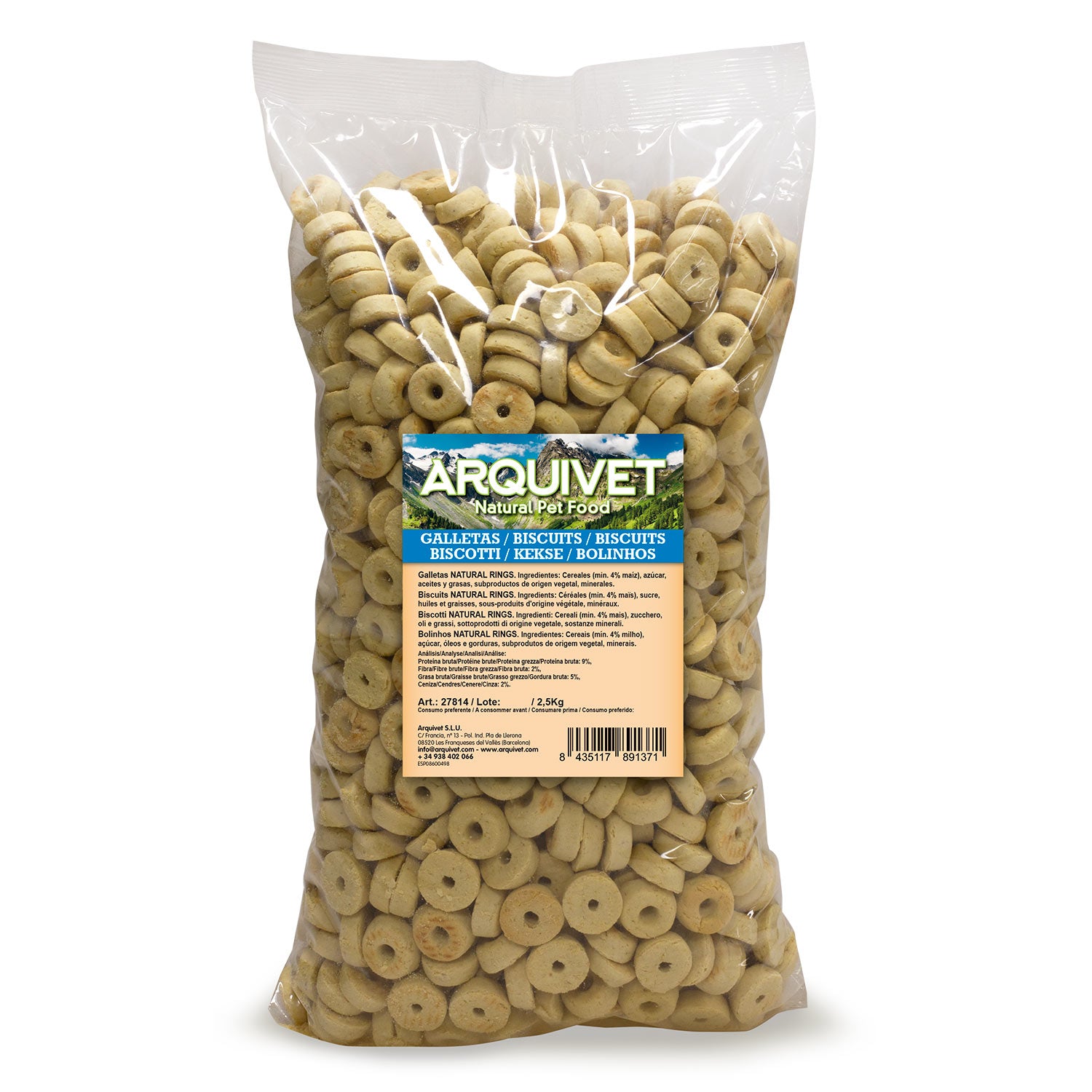 arquivet-natural-rings-biscuit-chien-anneaux-200-gr image 6
