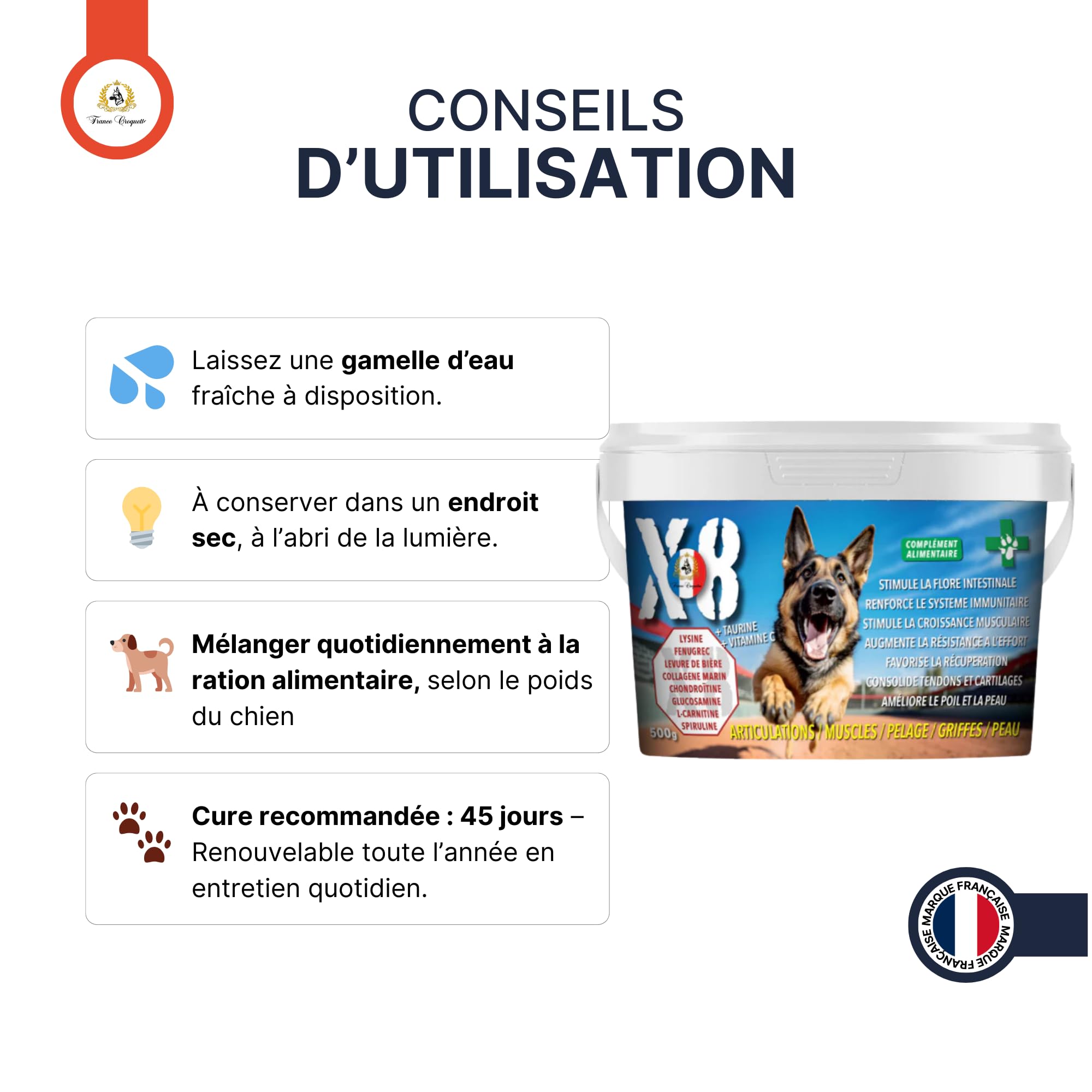 france-croquettes-x8-compl-ment-chien-poudre-500-g image 3