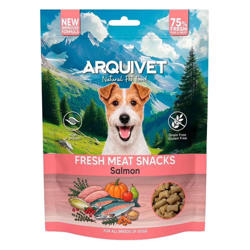 arquivet-dog-snacks-saumon-semi-humide-friandise-chien-300-gr image 1