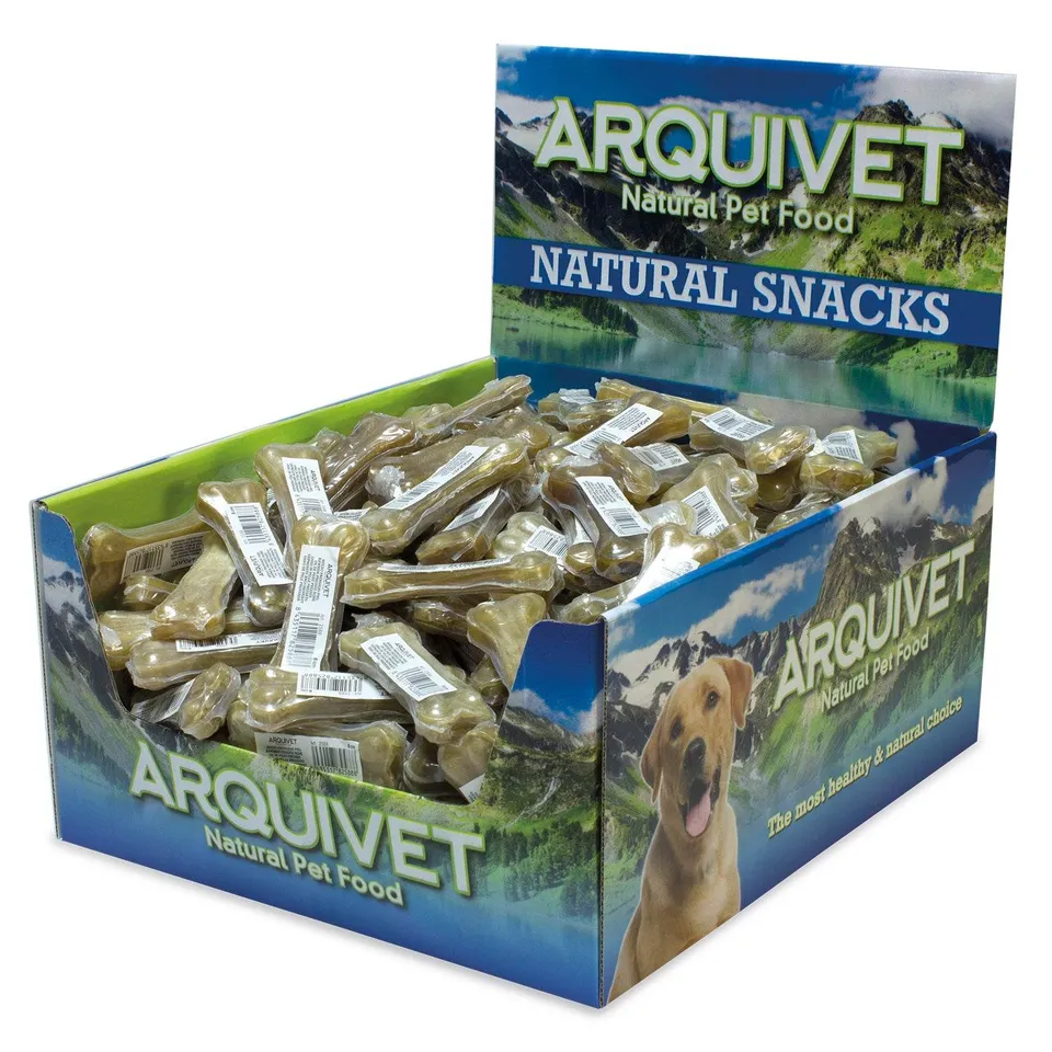 arquivet-dog-snacks-os-press-peau-8-cm-150-pcs-friandise-chien image 1
