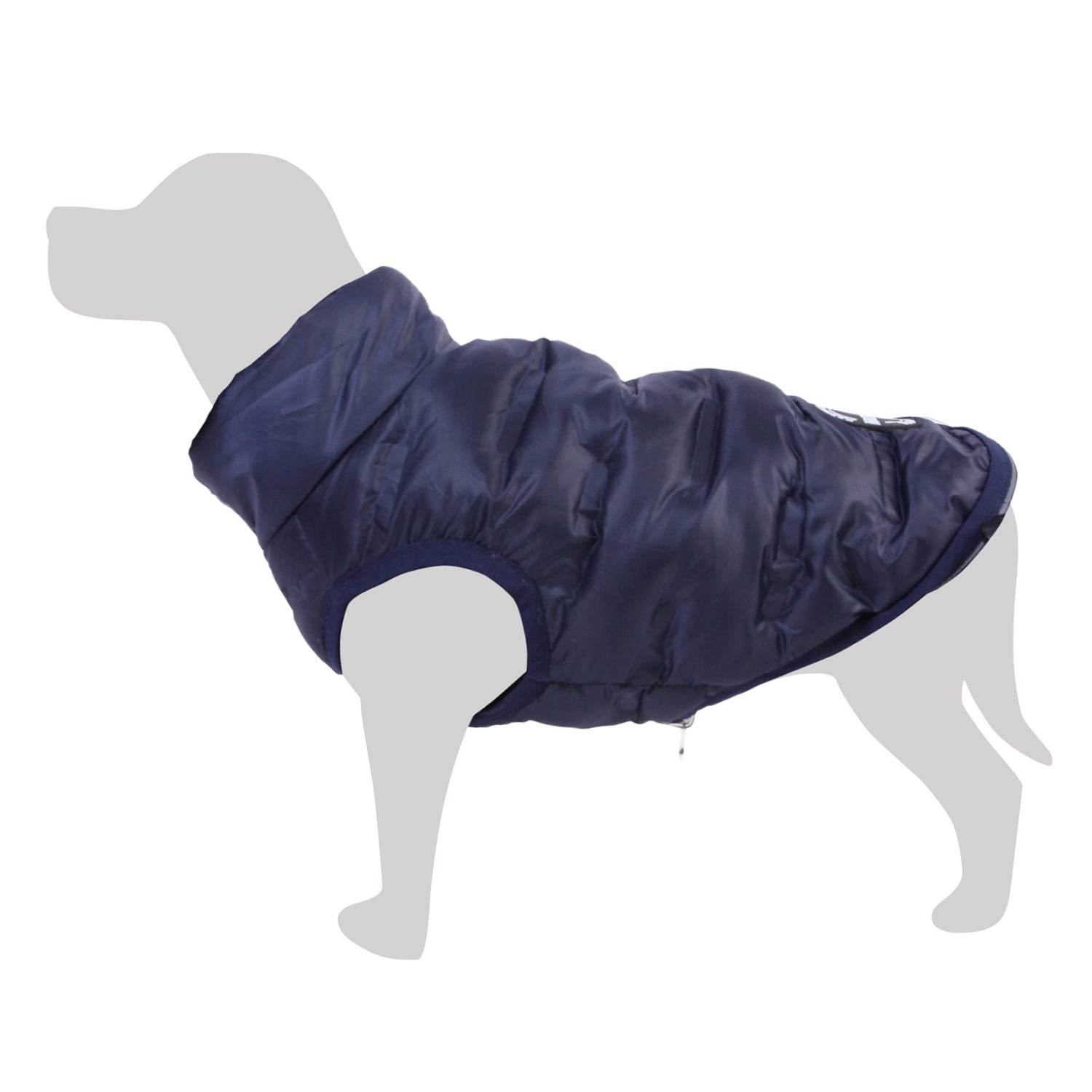 arquivet-manteau-matelass-chien-vert-r-versible-xs-20-cm image 2