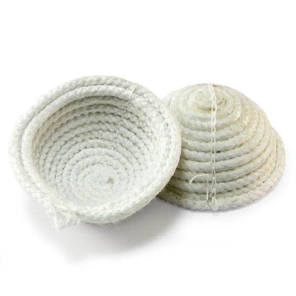 arquivet-nid-sparte-coll-nid-oiseau-jute-blanc-11-cm-ponte image 1
