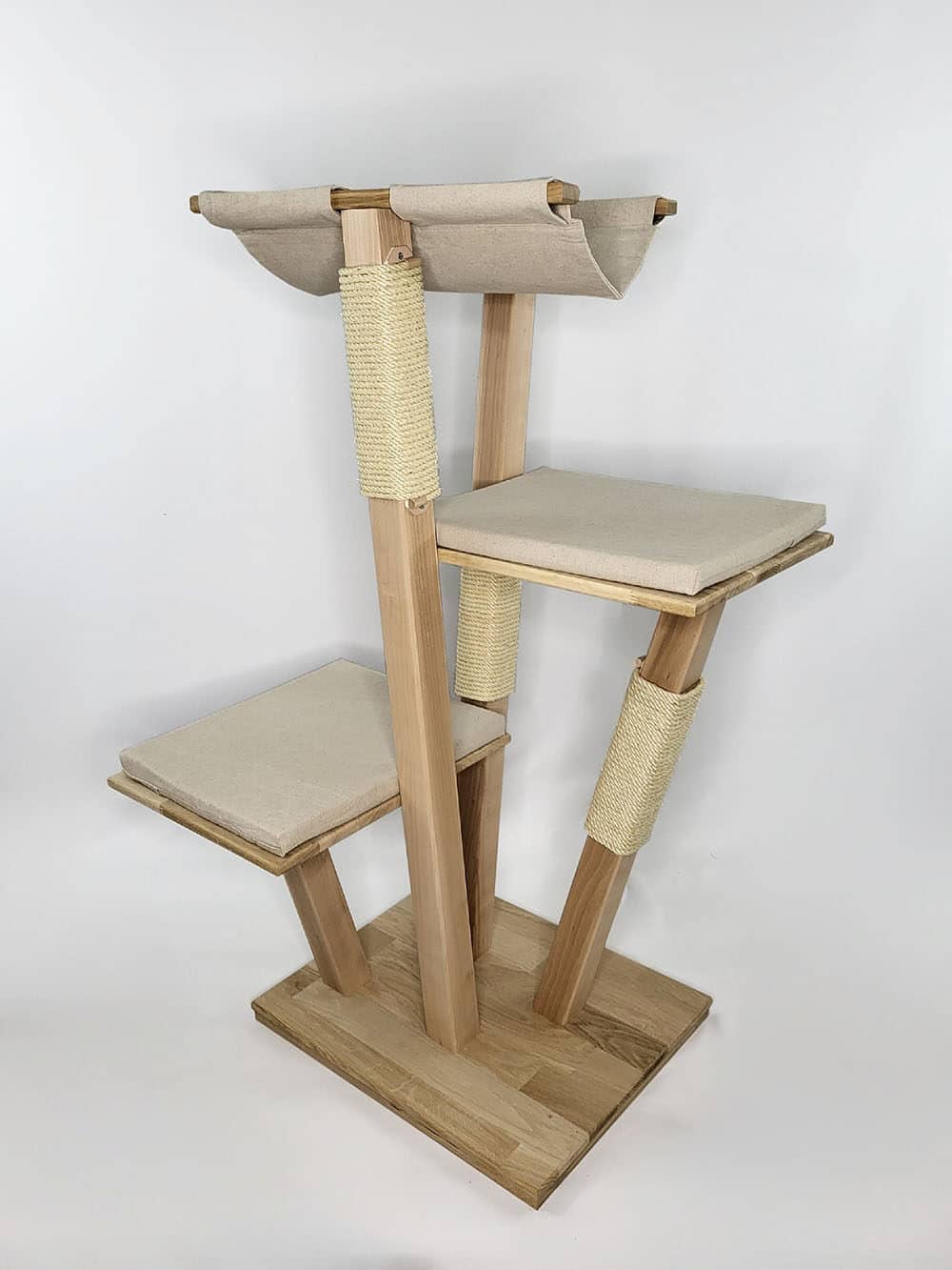 chat-perch-balsamine-arbre-chat-bois-hamac-130-cm image 7