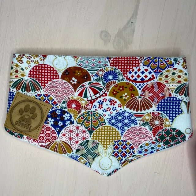 carabidule-japan-bandana-chien-r-versible-coton-taille-s image 1