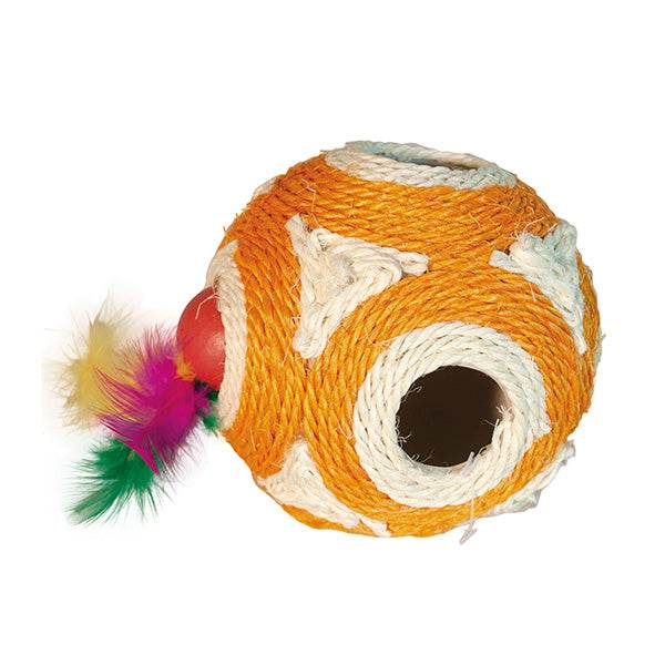 arquivet-balle-sisal-orange-jouet-chat-11-5-cm image 1