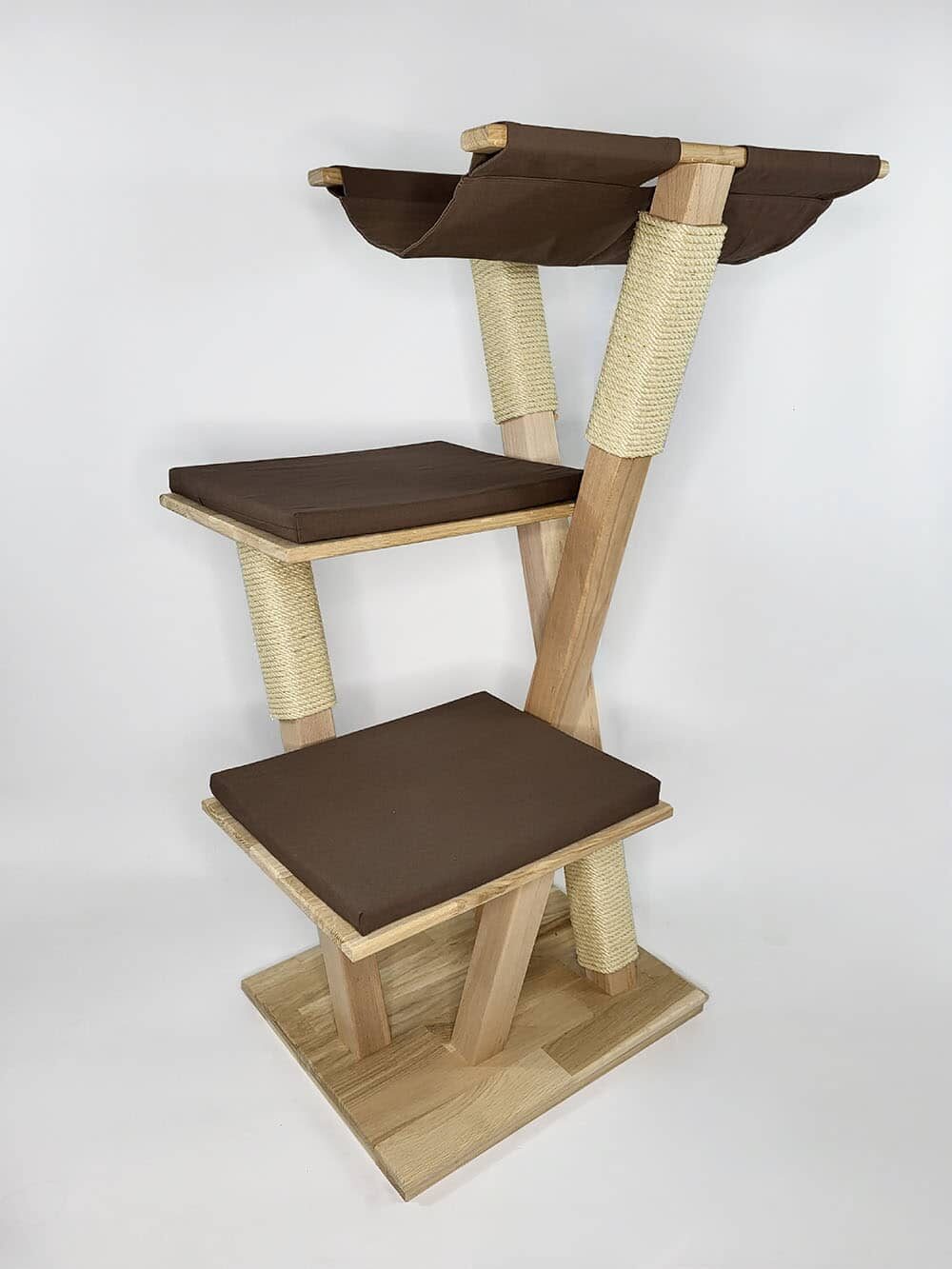 chat-perch-belladone-arbre-chat-bois-130cm-hamac-50x40cm image 4