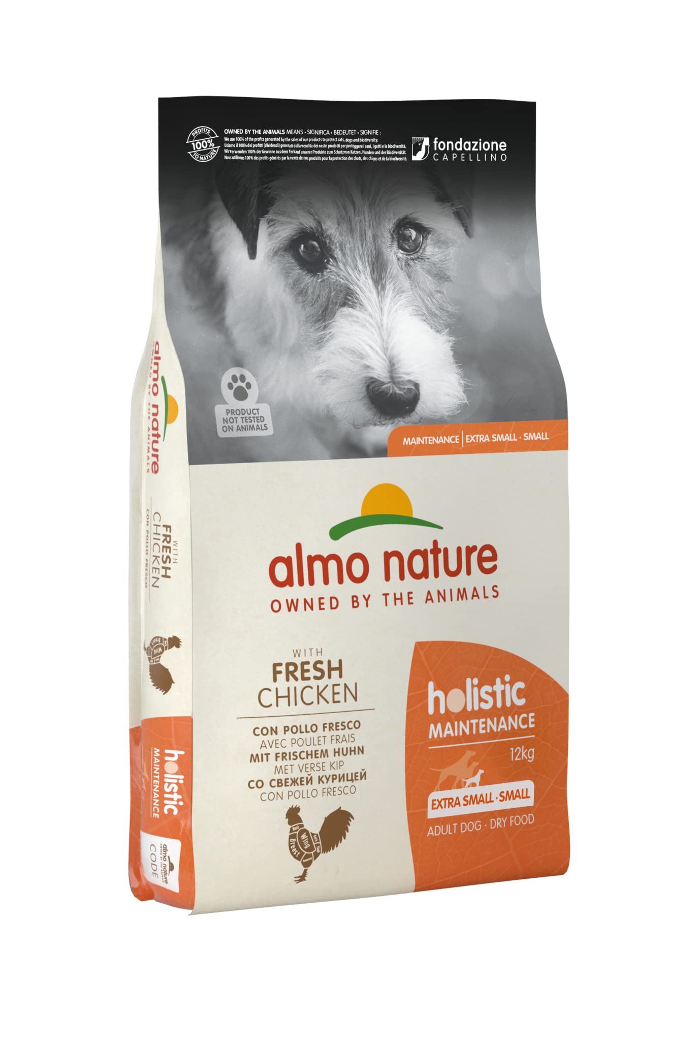 almo-nature-holistic-adult-croquettes-chien-poulet-xs-s-12kg image 1