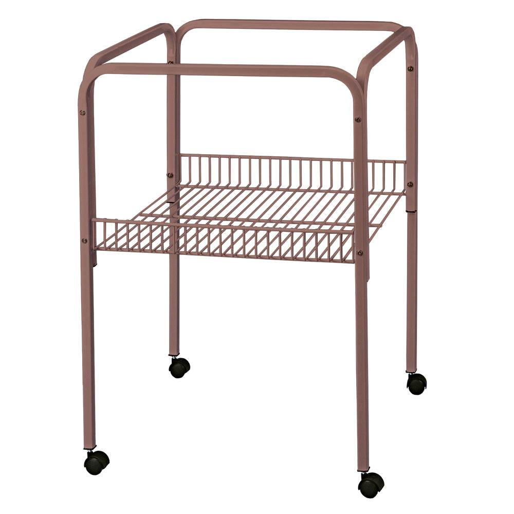 arquivet-support-cage-oiseau-ancona-blanc-48x48x70-5-cm-roulettes image 3