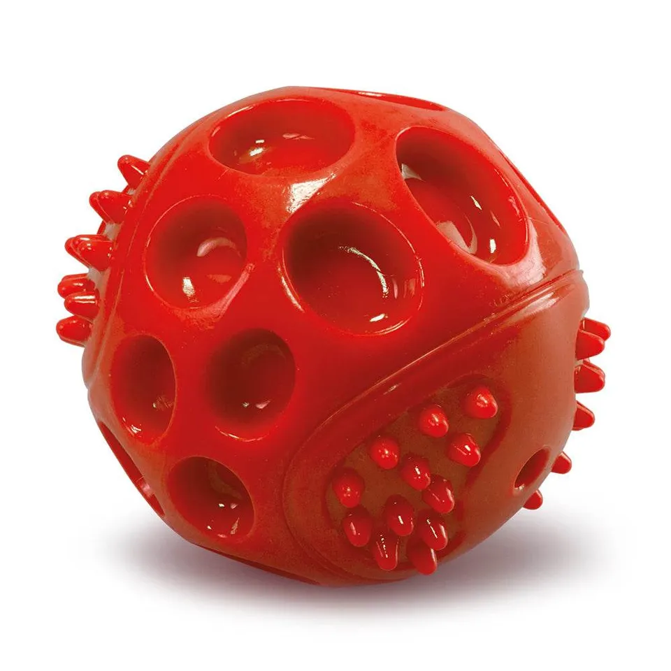 arquivet-balle-rouge-jouet-chien-r-sistant-8-cm image 1