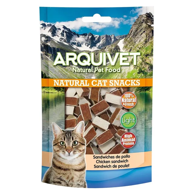 arquivet-sandwiches-poulet-friandise-chat-50-g-light-prot-in image 1