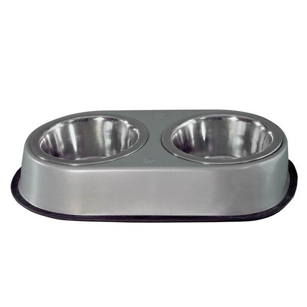 arquivet-double-gamelle-inox-gamelle-chien-2x0-75-l-antid-rapante image 1