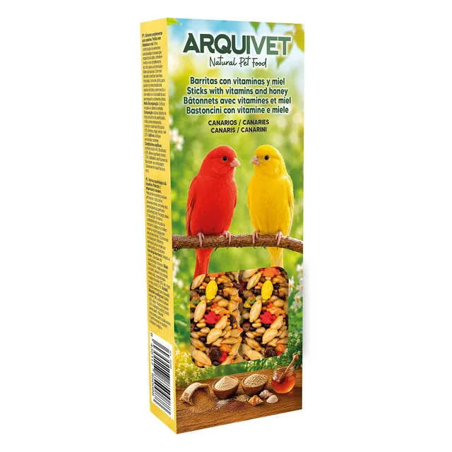 arquivet-b-tons-canaris-miel-vitamines-nourriture-oiseau-110g image 1