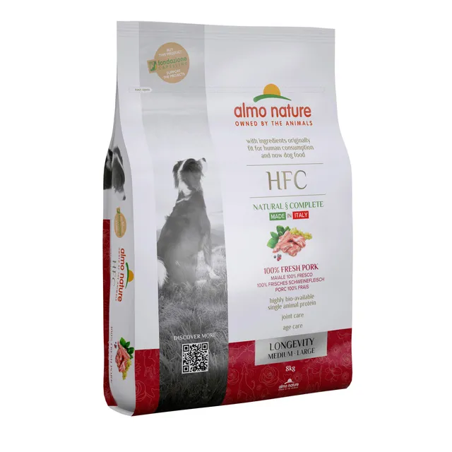 almo-nature-hfc-adult-croquettes-porc-8-kg-chien-xs-s image 1
