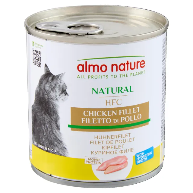 almo-nature-hfc-natural-filet-poulet-p-t-e-chat-12x280g image 1