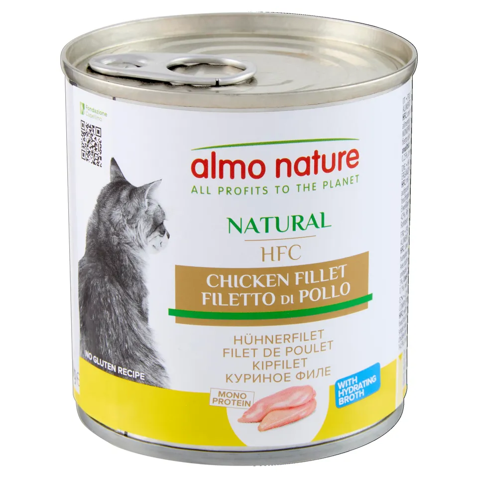 almo-nature-hfc-natural-filet-poulet-p-t-e-chat-12x280g image 1