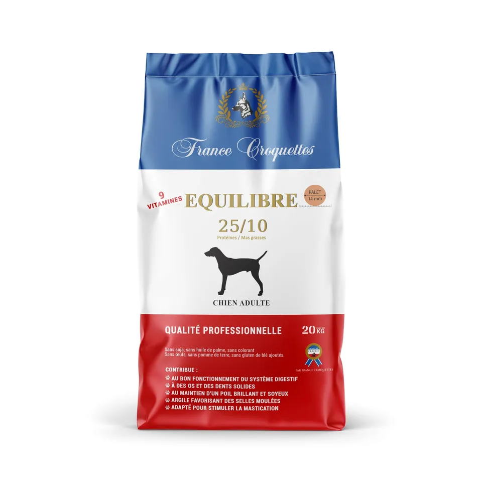 france-croquettes-equilibre-25-10-croquettes-chien-20-kg-adulte image 1
