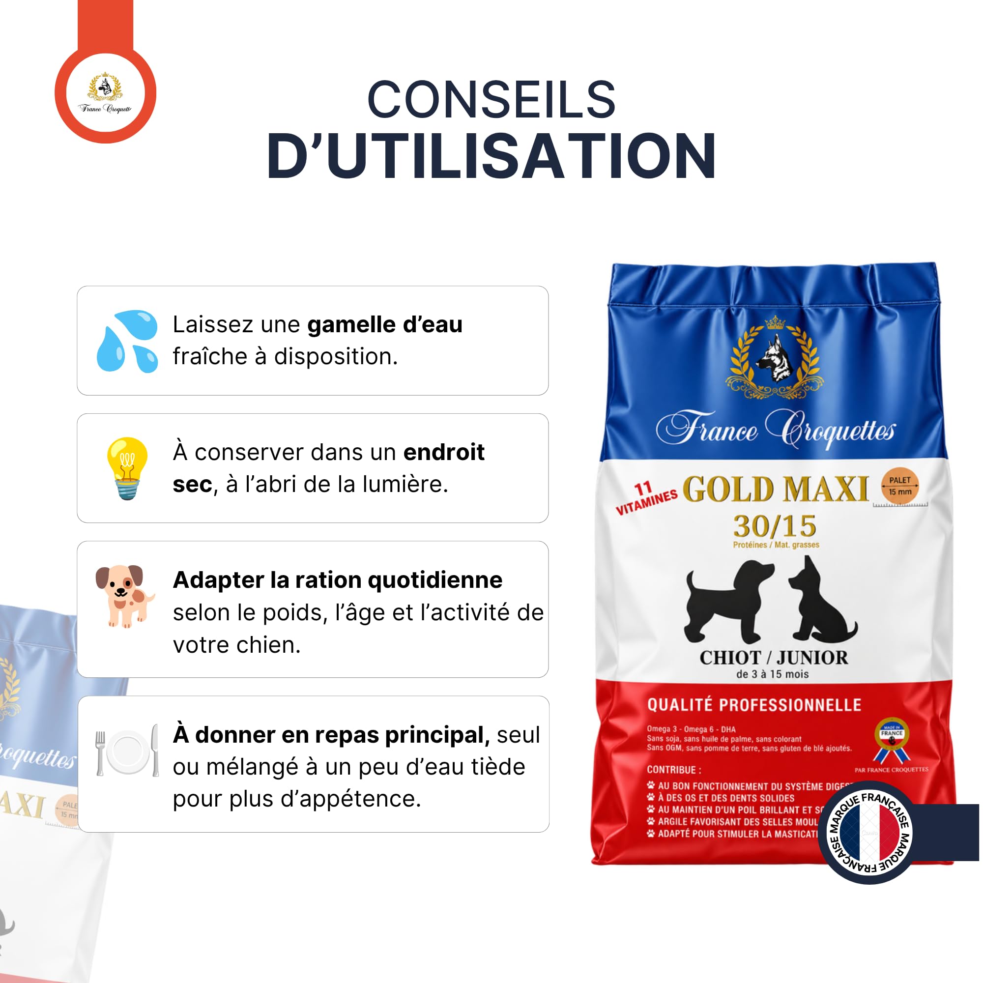 france-croquettes-gold-maxi-30-15-croquettes-chiot-20kg-croissance image 6