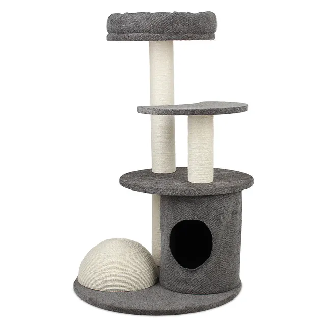 arquivet-audrey-arbre-chat-gris-60-x-60-x-96-cm image 1