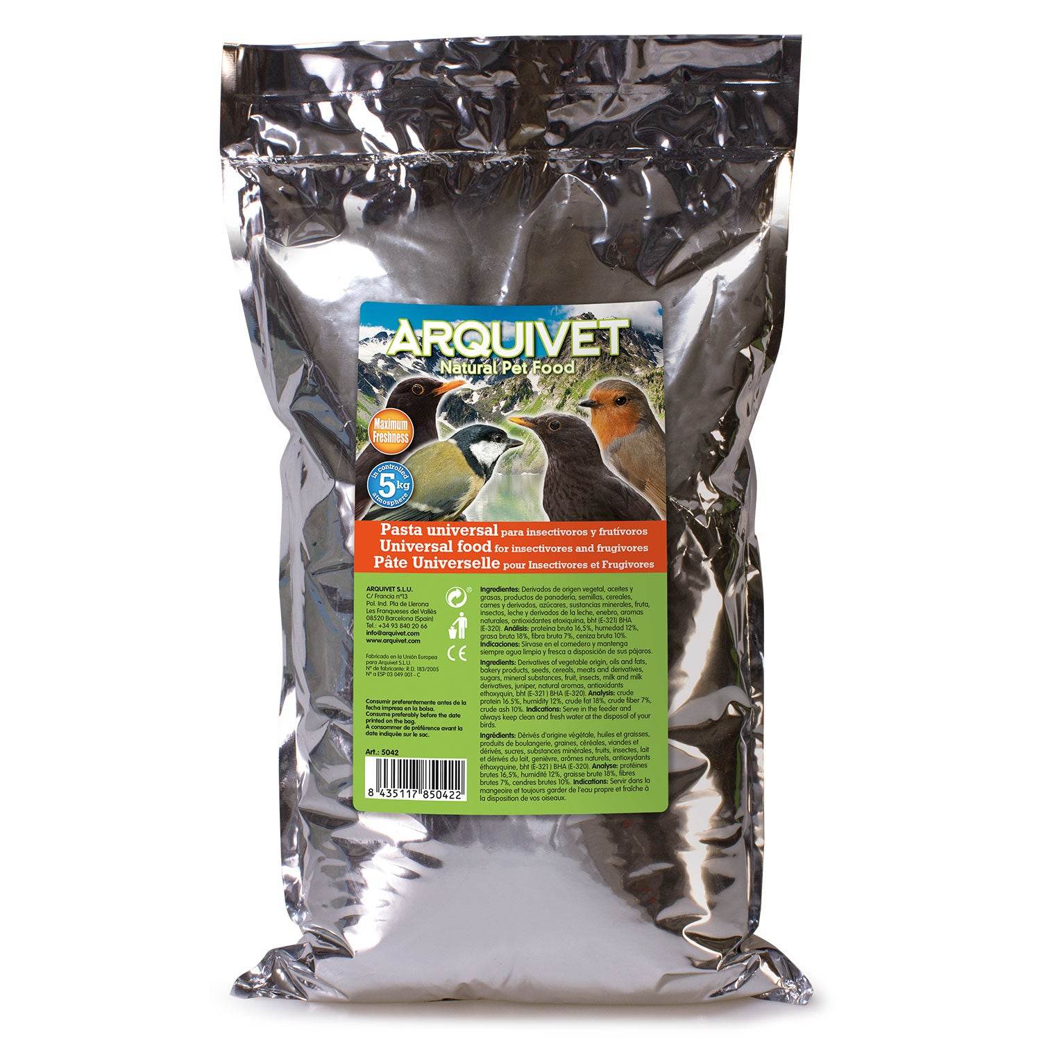 arquivet-p-t-e-universelle-oiseaux-insectivore-1-kg image 3