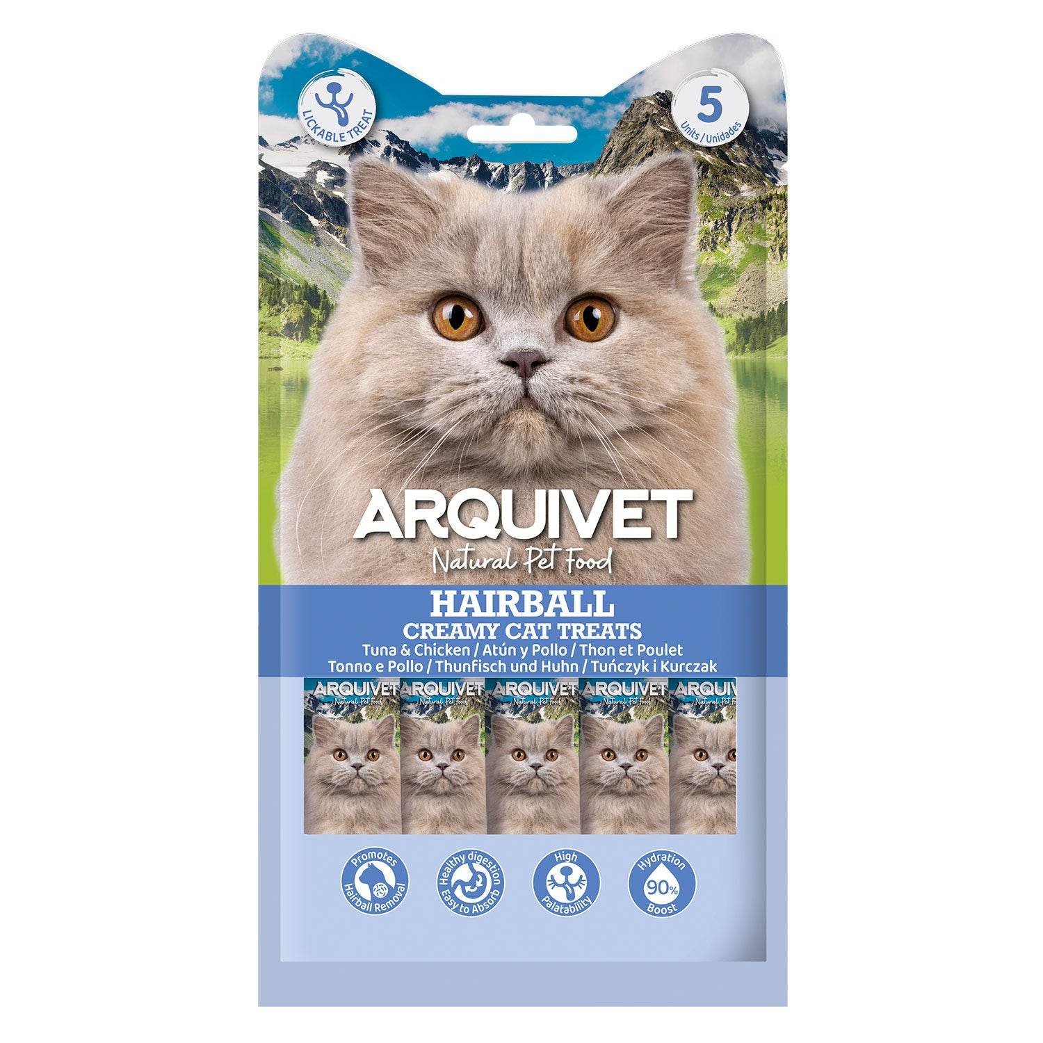 arquivet-hairball-friandise-chat-cr-meuse-thon-poulet-5x14-g image 1