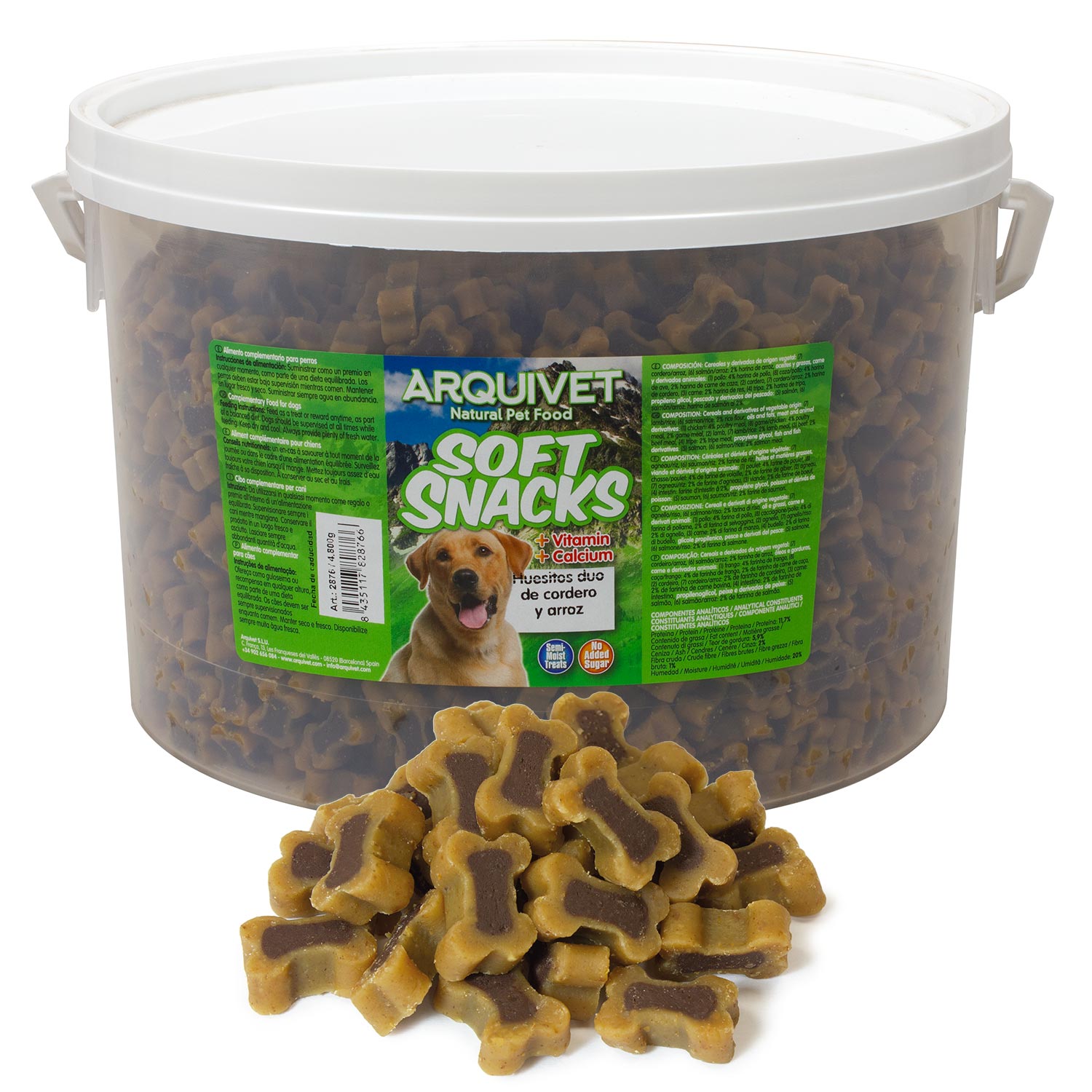 arquivet-dog-snacks-duo-bones-agneau-riz-friandise-chien-100-gr image 8
