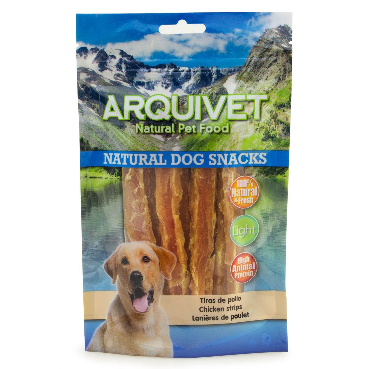 arquivet-chicken-strips-lamelles-poulet-100-g-chien image 3