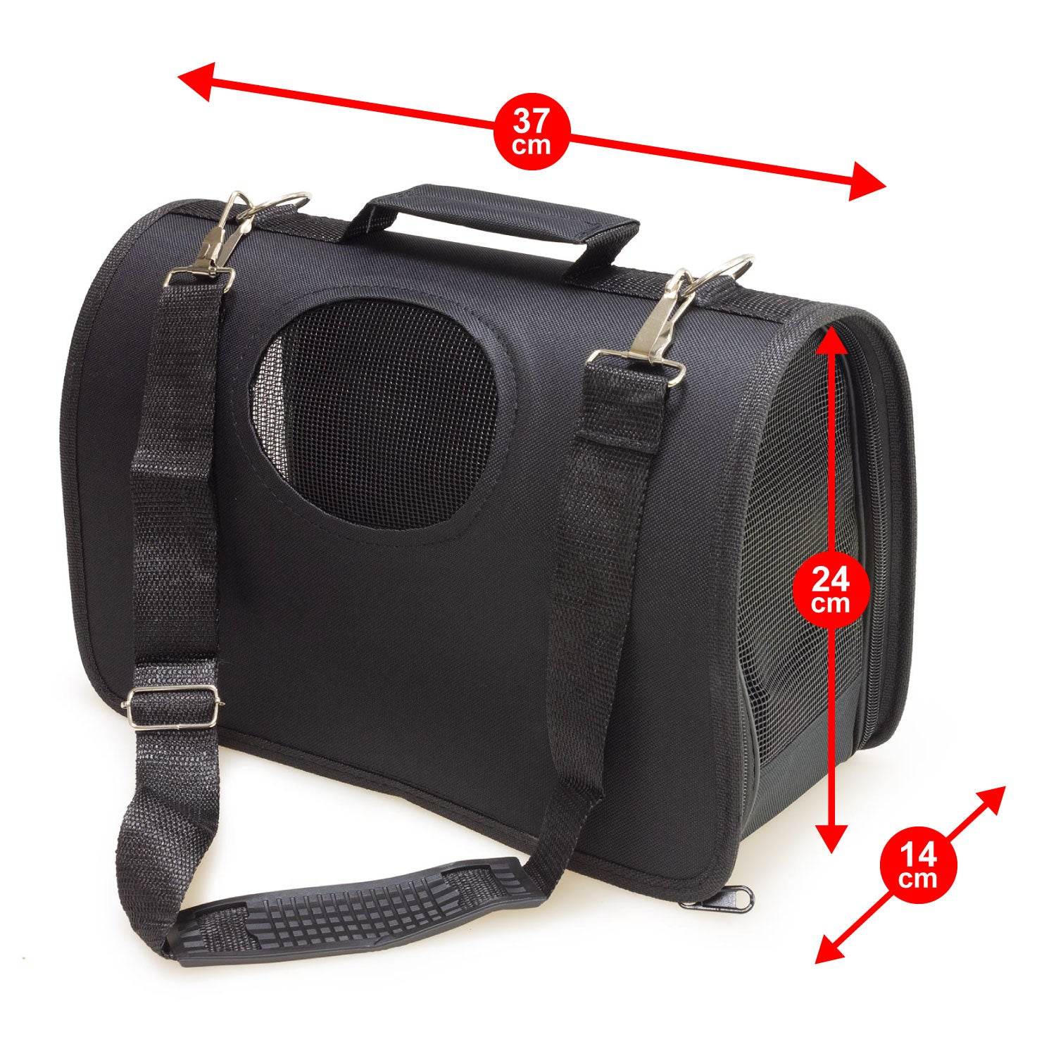 arquivet-sac-transport-noir-semi-rigide-43x20x26-cm image 5