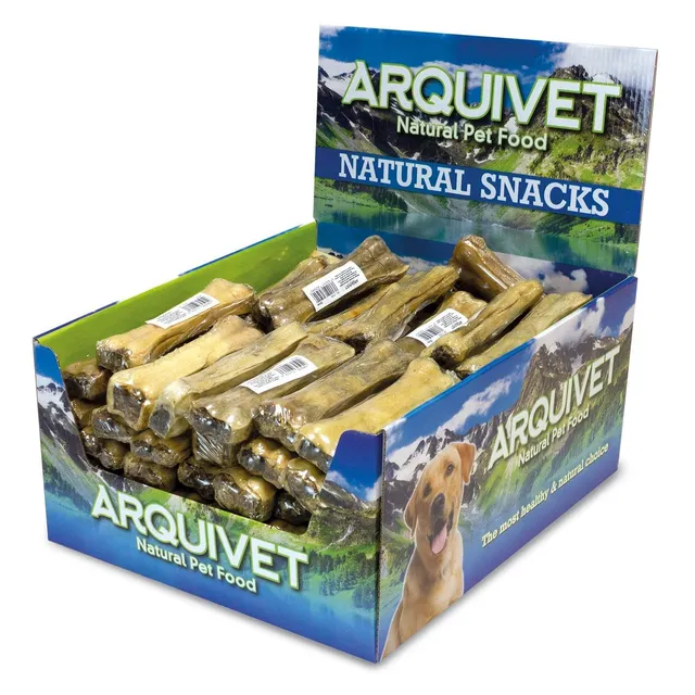 arquivet-os-buffle-press-farci-tripe-13-cm-bo-te-60-friandises image 1