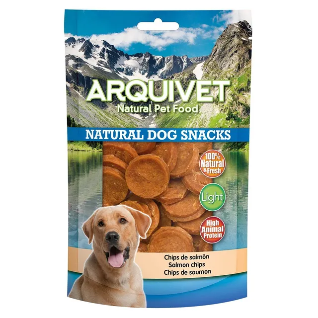 arquivet-salmon-chips-friandise-chien-saumon-100-g-naturel image 1