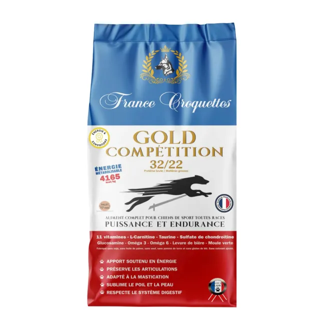 france-croquettes-gold-comp-tition-32-22-croquettes-sport-4kg image 1