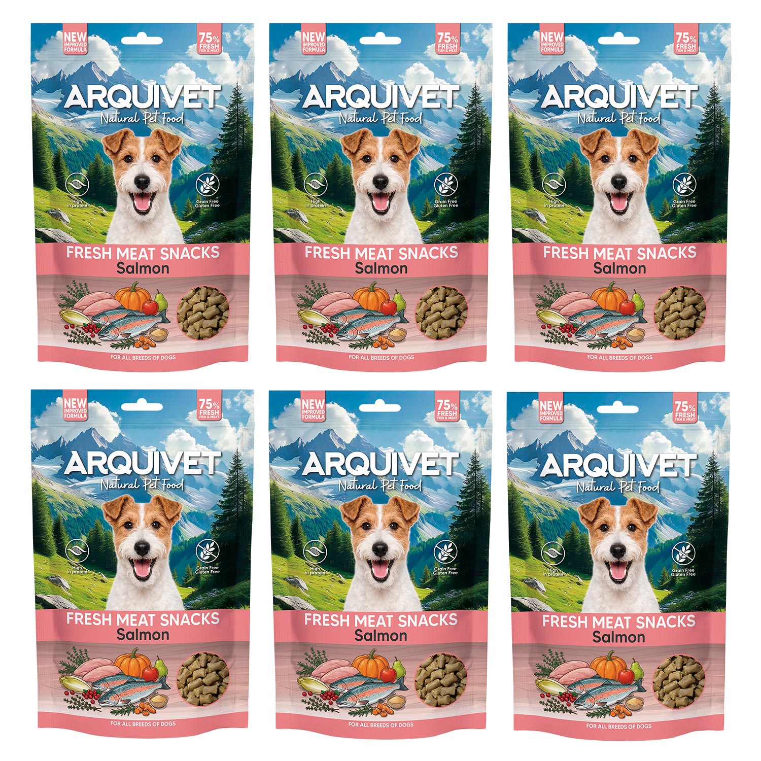 arquivet-dog-snacks-saumon-semi-humide-friandise-chien-300-gr image 6