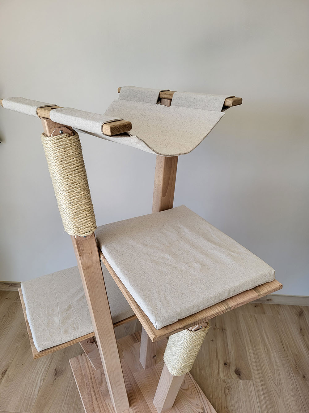 chat-perch-balsamine-arbre-chat-bois-hamac-130-cm image 4