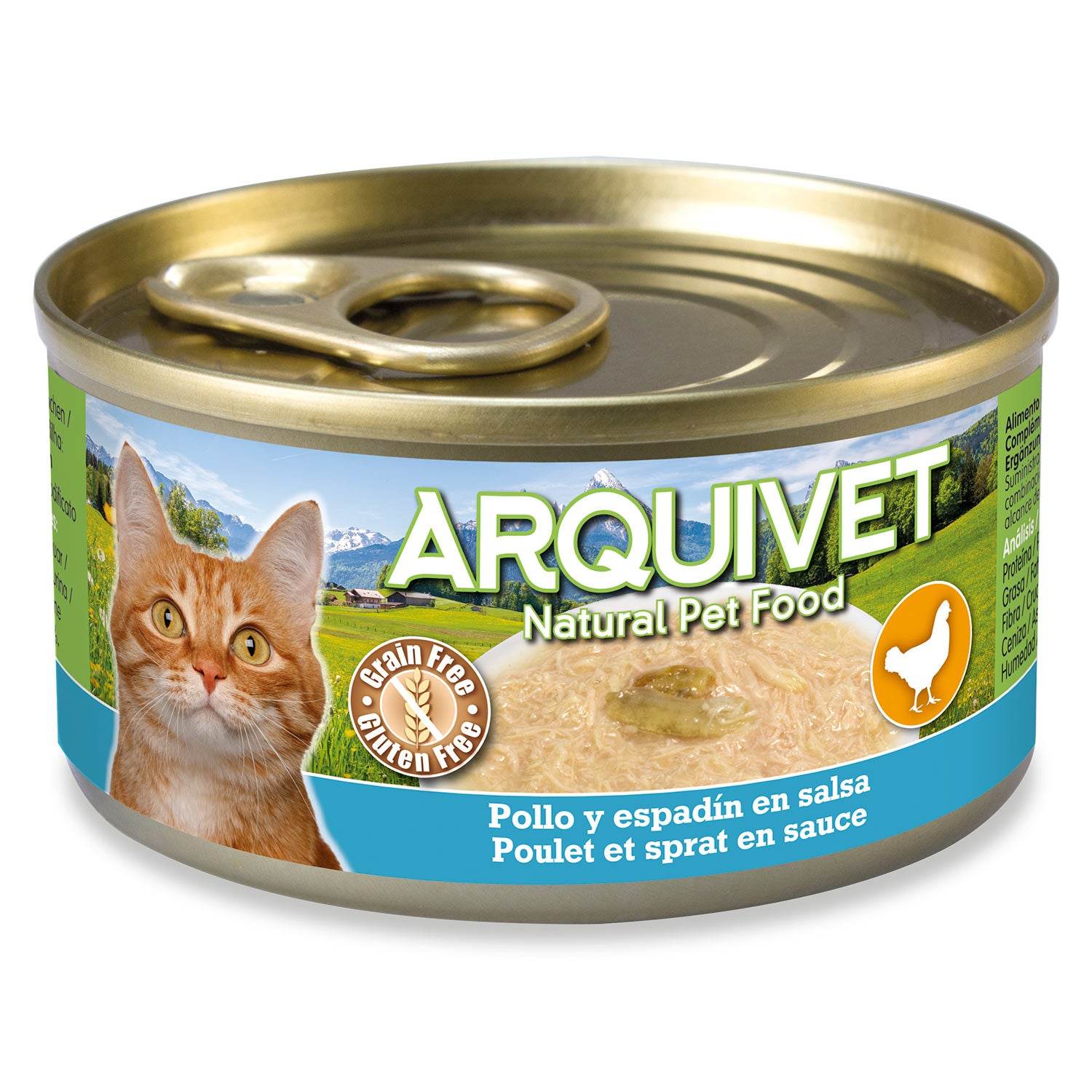 arquivet-mini-fillets-p-t-e-chat-poulet-sprat-80g image 1
