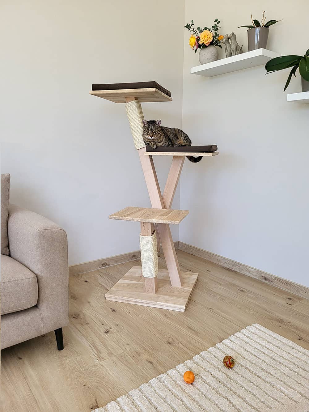 chat-perch-arbre-chat-en-bois-hell-bore-127-cm-ch-ne image 2