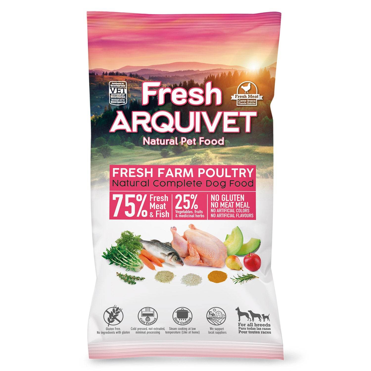 arquivet-semi-moist-poulet-frais-croquettes-chien-100-g image 3