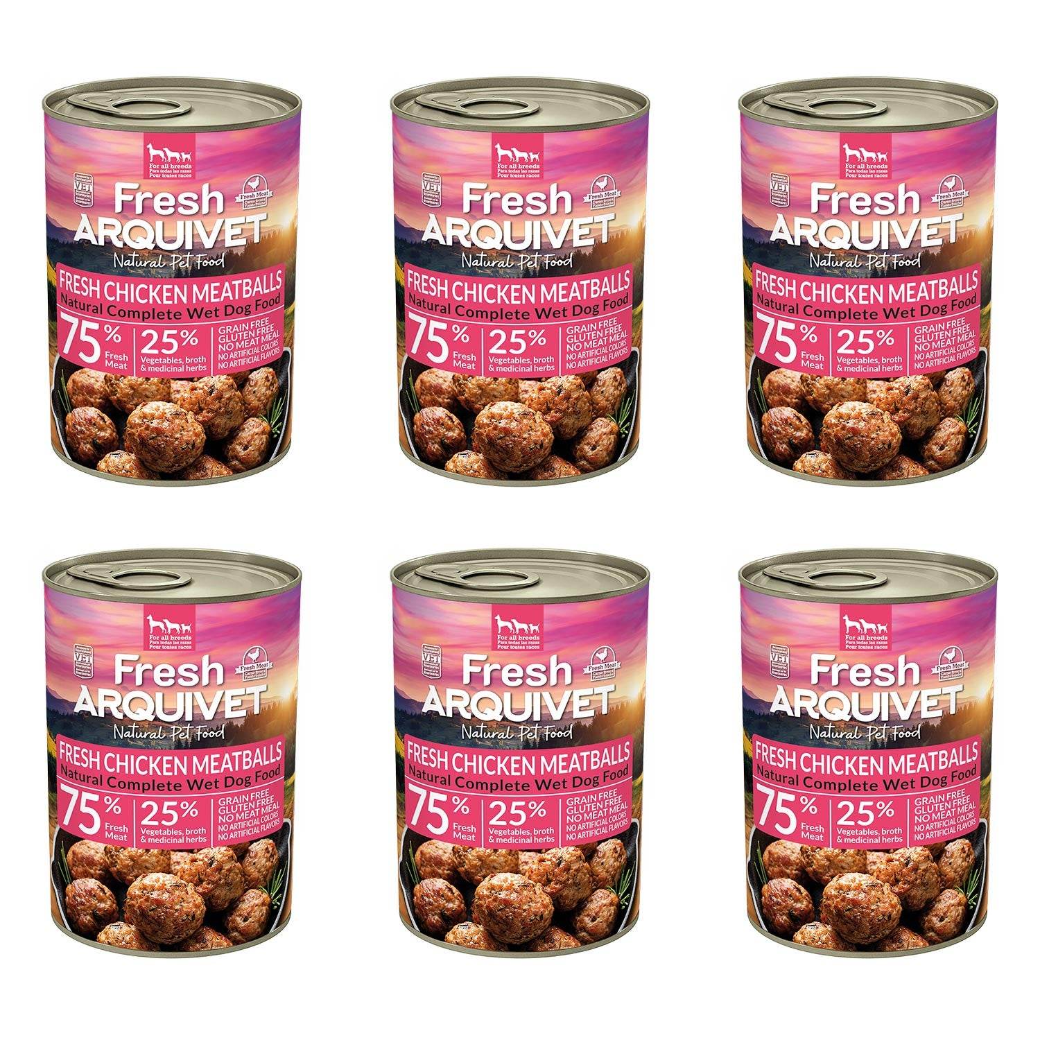 arquivet-boulettes-poulet-frais-chien-400-g-sans-gluten image 4